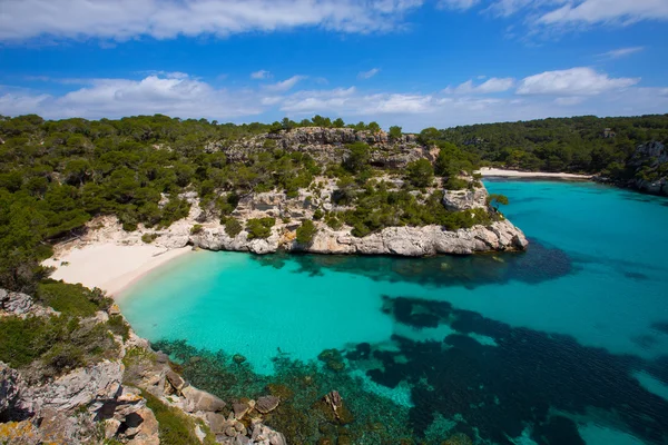 Cala macarelleta στη menorca στις Βαλεαρίδες — Φωτογραφία Αρχείου