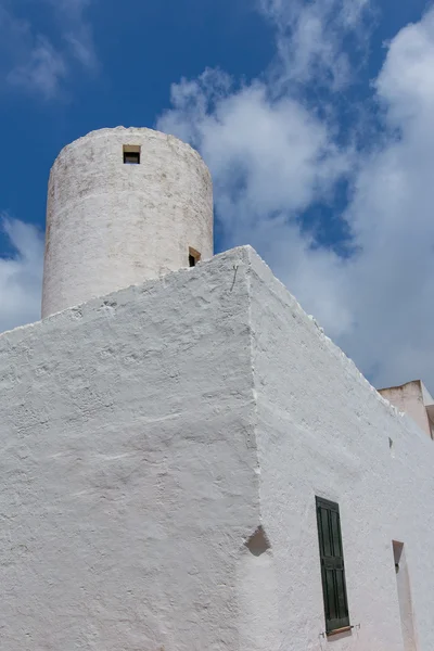 Minorca Sant Lluis San Luis vecchio mulino a vento alle Baleari — Foto Stock