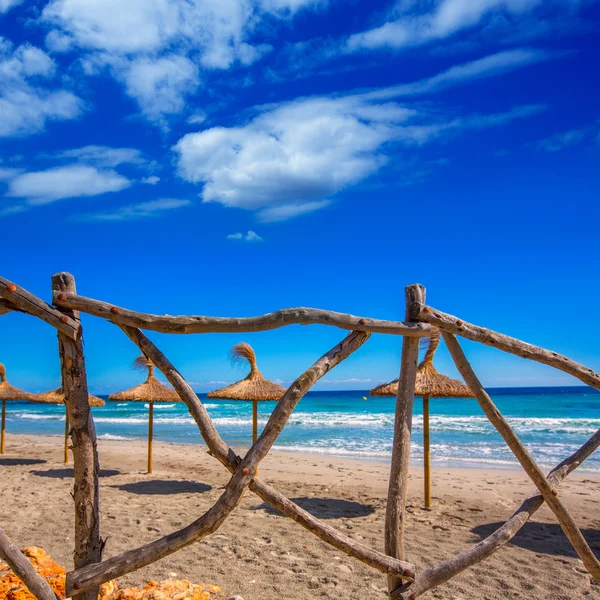 Menorca platja sant tomas em es mitjorn gran em Baleares — Fotografia de Stock