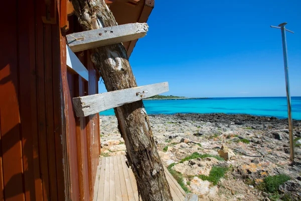 Minorque Son Saura plage à Ciutadella turquoise Baléares — Photo