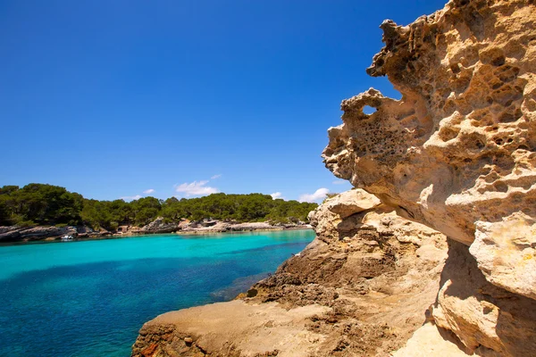 Μενόρκα cala en turqueta ciutadella Βαλεαρίδες μεσογειακή — Φωτογραφία Αρχείου