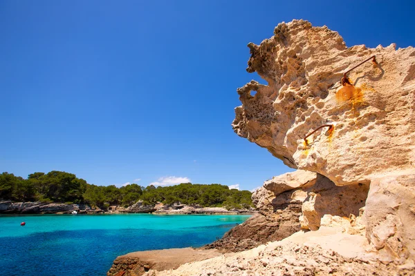Menorca Cala en Turqueta Ciutadella Baleares Mediterráneo — Foto de Stock