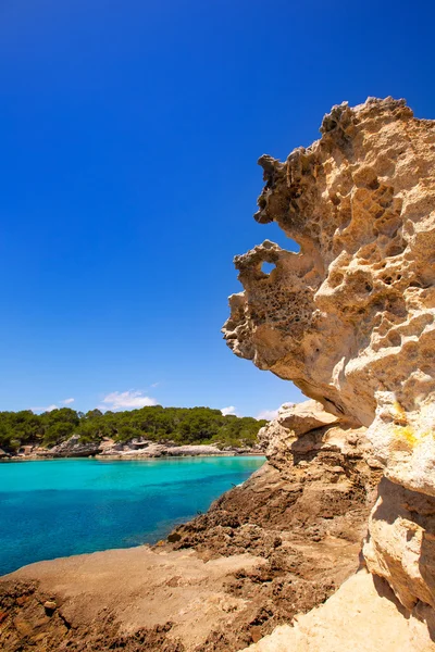 Μενόρκα cala en turqueta ciutadella Βαλεαρίδες μεσογειακή — Φωτογραφία Αρχείου