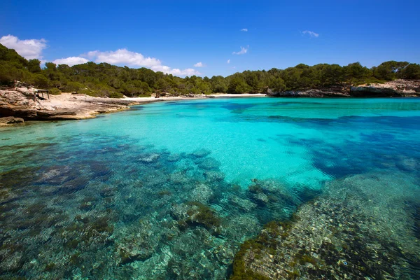 Menorca cala en turqueta ciutadella Baleárské Středomoří — Stock fotografie