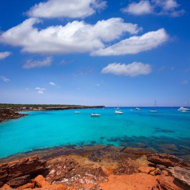 Formentera cala saona beach Balear Adaları