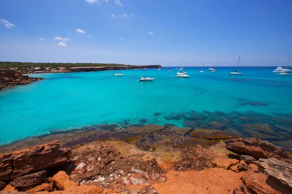 Formentera cala saona beach Balearerna — Stockfoto