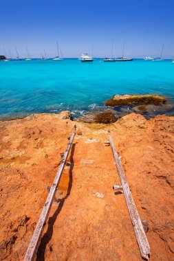 Formentera cala saona beach Balear Adaları