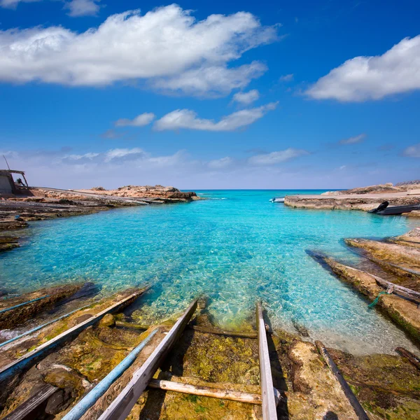 Formentera escalo de san Agustín beach — Zdjęcie stockowe