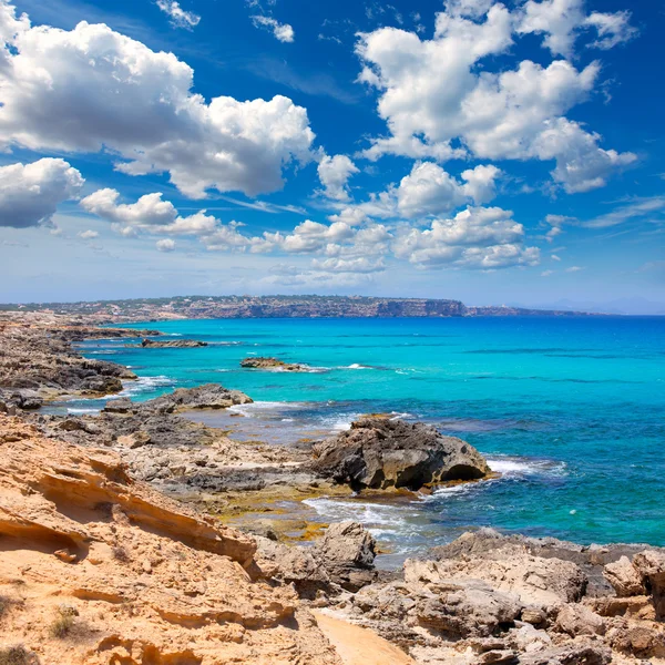 Es calo Spiaggia di Escalo de san Agustin a Formentera — Foto Stock
