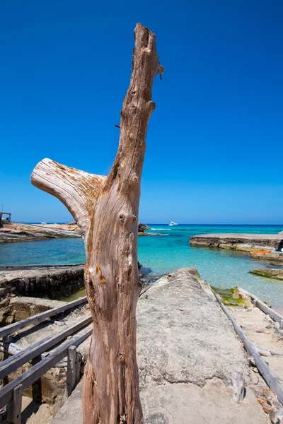 Es calo Escalo de sant Playa de Agusti en Formentera —  Fotos de Stock