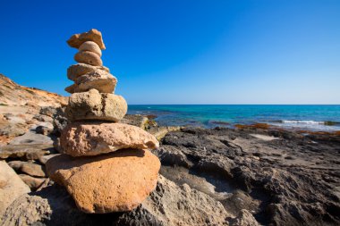 Formentera mitjorn plaj turkuaz Akdeniz ile