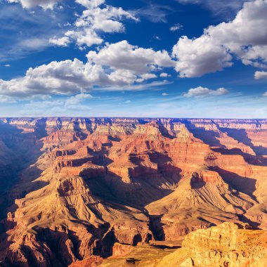 Arizona sunset Grand Canyon National Park Yavapai Point clipart