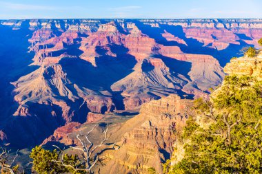 Arizona sunset Grand Canyon National Park Yavapai Point clipart