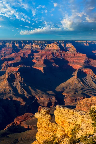 Arizona slunce grand canyon národní park yavapai point — Stock fotografie