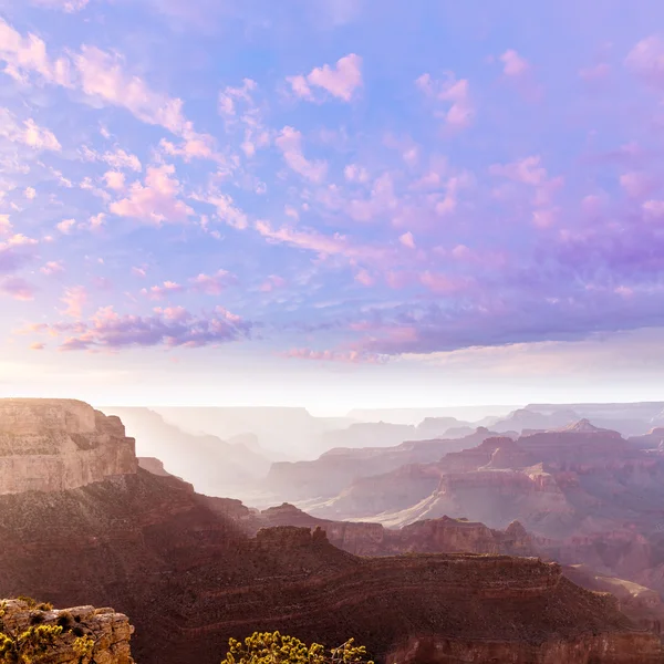 Arizona sunset grand canyon nationalpark yavapai point — Stockfoto