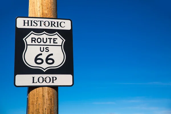 Route 66 panneau routier en Arizona États-Unis — Photo