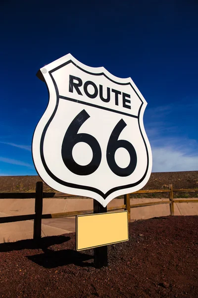 Route 66 Straßenschild in arizona usa — Stockfoto