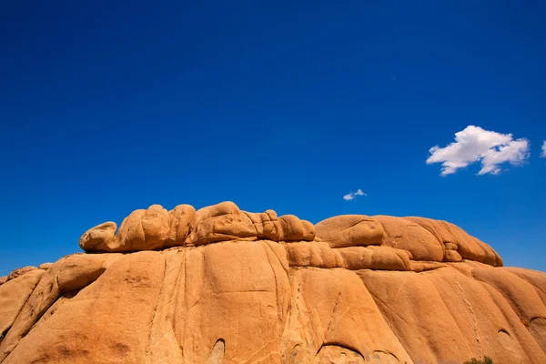 ジョシュア ツリー国立公園ジャンボ岩ユッカ バレー砂漠 califo — ストック写真