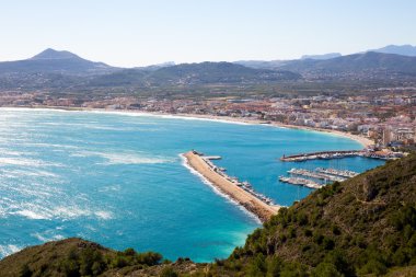 alicante hava görünümünü Valensiya topluluk İspanya'nın Javea