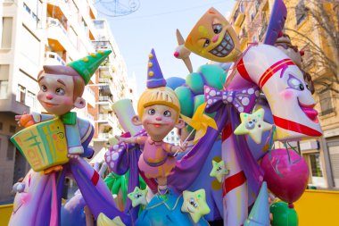 Fallas olduğu valencia İspanya popüler fest rakamlar burne olacak
