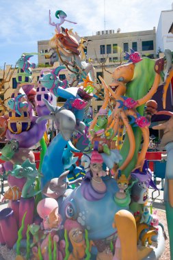 Fallas olduğu valencia İspanya popüler fest rakamlar burne olacak