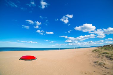 Valensiya topluluk İspanya Akdeniz kum plaj
