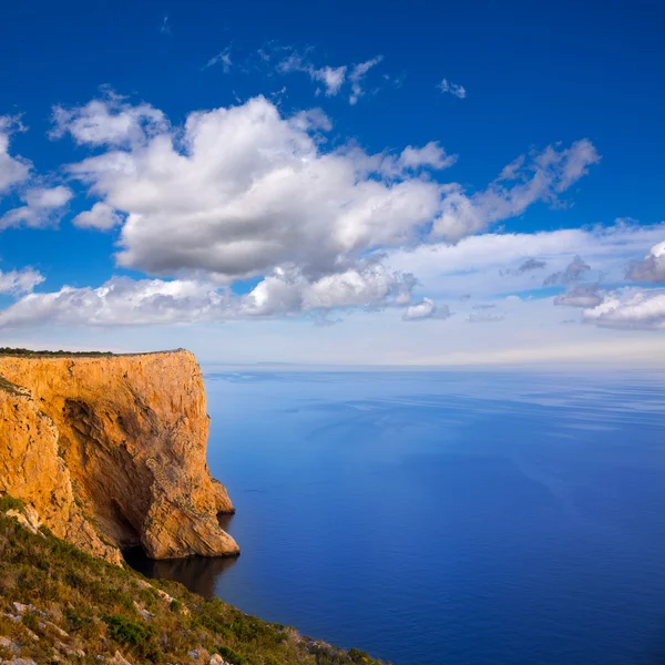 San Antonio Cabo vista de ángulo alto del mar Mediterráneo — Foto de Stock