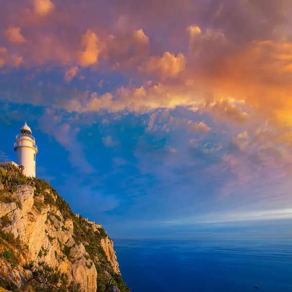 Denia javea san antonio cape mediterrán világítótorony — Stock Fotó