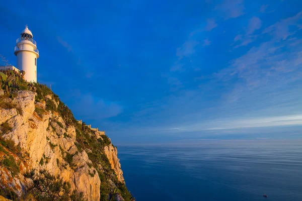 Denia javea san antonio zielonego Morza Śródziemnego latarni — Zdjęcie stockowe