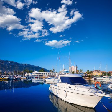 Denia marina tekne alicante valencia eyaletinin İspanya