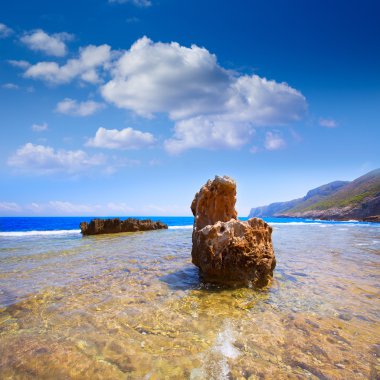 Denia alicante las rotas kayalık sahil İspanya