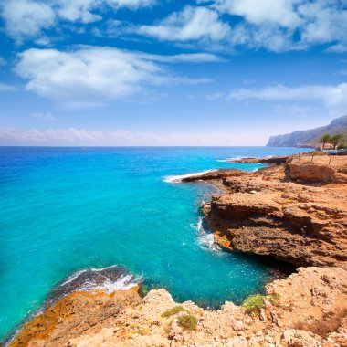 Denia alicante las rotas kayalık sahil İspanya