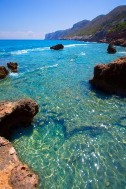 Denia alicante las rotas kayalık sahil İspanya