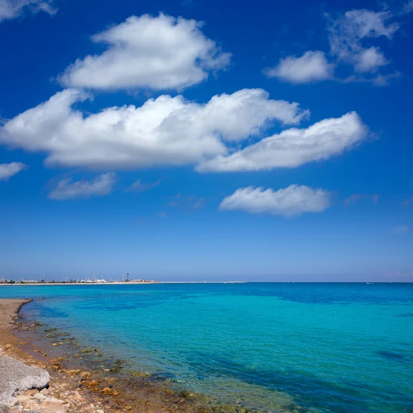 Denia Alicante Marineta Casiana beach — Stock fotografie