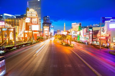 Editoryal geceleri sadece Las Vegas Nevada Strip kullanın