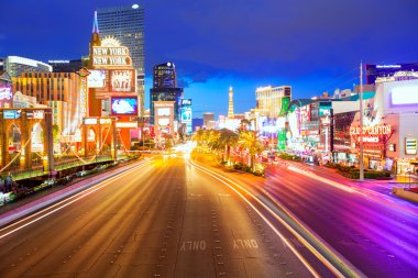 Editoryal geceleri sadece Las Vegas Nevada Strip kullanın