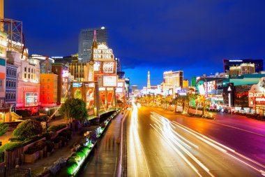 Editoryal geceleri sadece Las Vegas Nevada Strip kullanın
