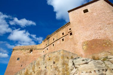 Mora de rubielos teruel Müslüman kale aragon, İspanya