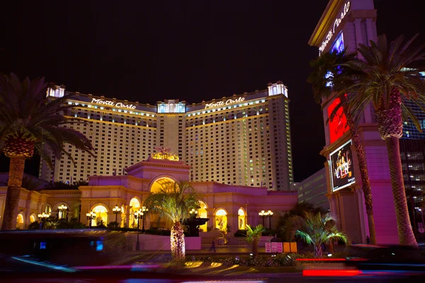 Uso editorial solo Las Vegas Nevada Strip por la noche — Foto de Stock