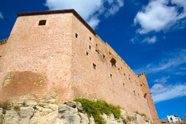 Mora de rubielos teruel muzułmańskich zamek w aragon, Hiszpania — Zdjęcie stockowe
