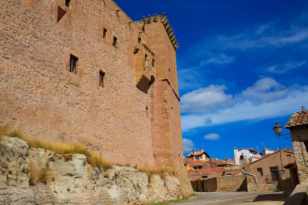 Mora de rubielos teruel Müslüman kale aragon, İspanya — Stok fotoğraf