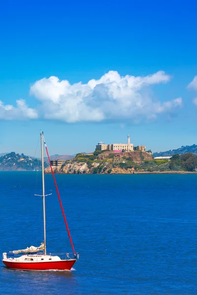 Alcatraz ostrov vězeňství sanfranciského zálivu Kalifornie — Stock fotografie