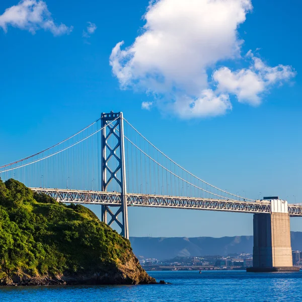 Bay bridge in san francisco Californië — Stockfoto