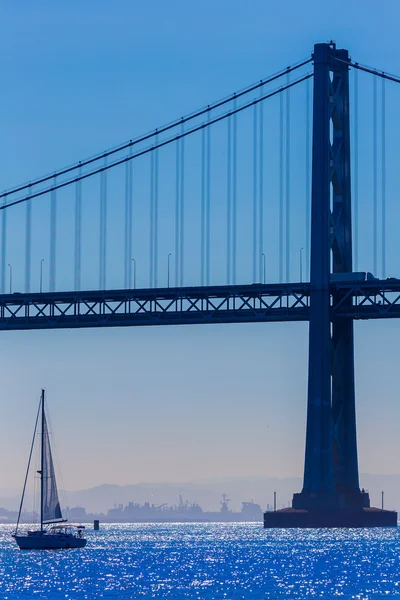 Pier 7 California san francisco defne köprü yelkenli — Stok fotoğraf