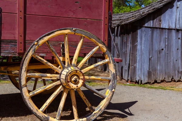 Carruagem da Califórnia Columbia em uma antiga Western Gold Rush Town — Fotografia de Stock