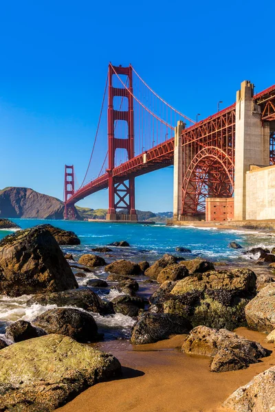 Beach Marshall de puente de Golden Gate de San Francisco California —  Fotos de Stock