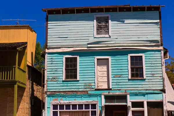 California Angels Camp houses in real old Western — Stock Image California Angels Camp houses in real old Western Stock Picture