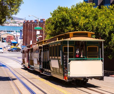 San francisco Hyde sokak Cable Car California