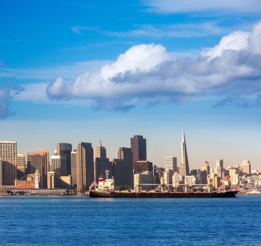 treasure Island Kaliforniya'daki san francisco manzarası