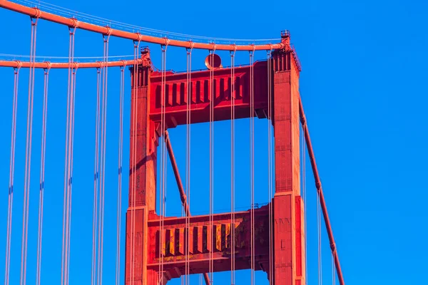 Golden Gate Bridge details in San Francisco California — Stock Photo, Image